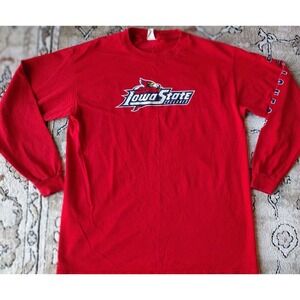 Vintage Iowa State Long Sleeve Mens College Cyclones University Mascot NCAA S/M